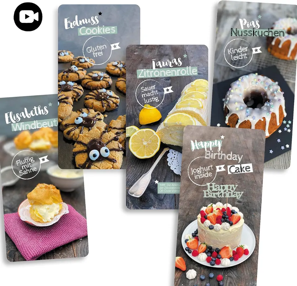 Family Cakes Backfächer mit 30 Rezepten – Produktbild 4