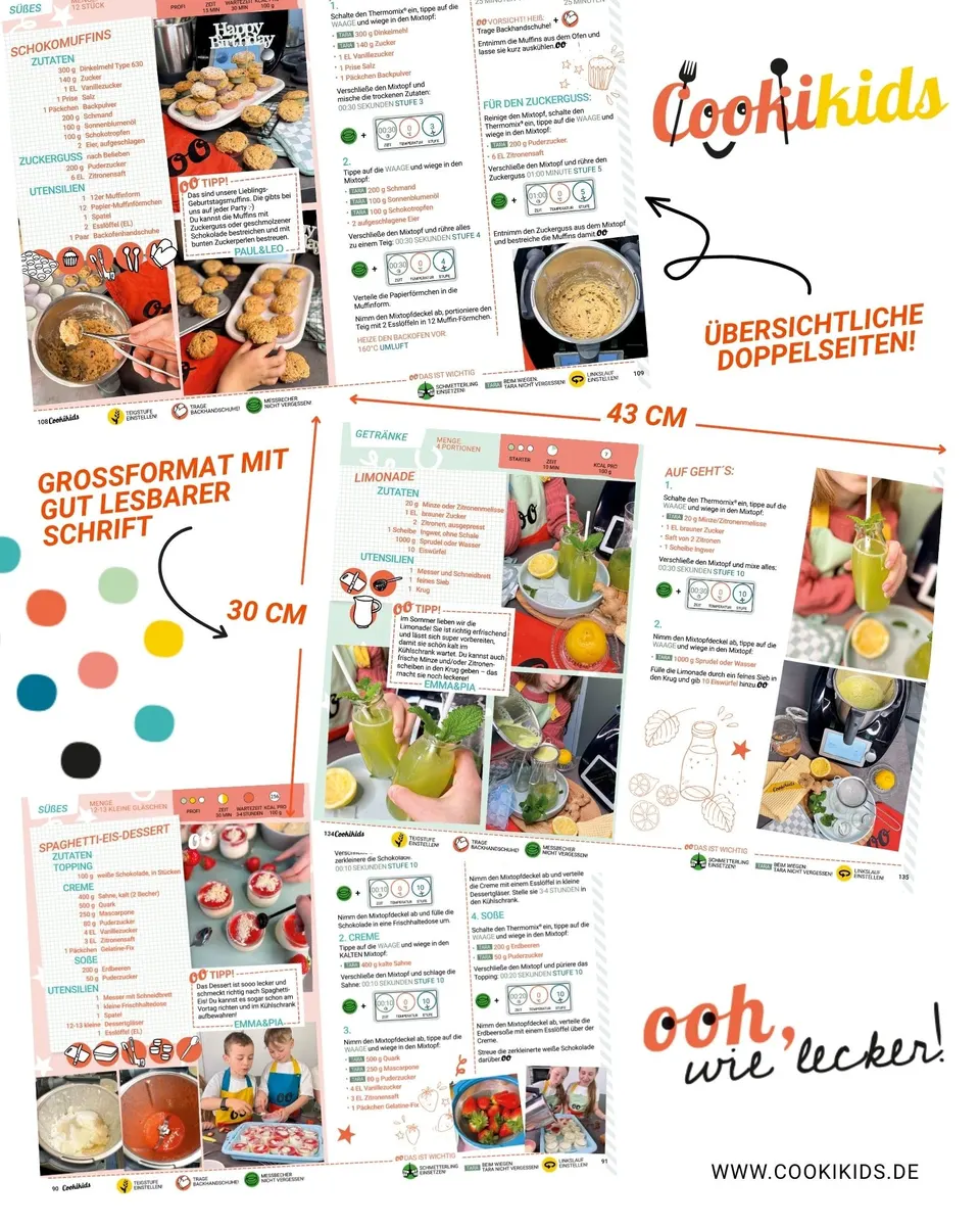 Cookikids® für den TM6® – A4 mit Spiralbindung – Produktbild 6