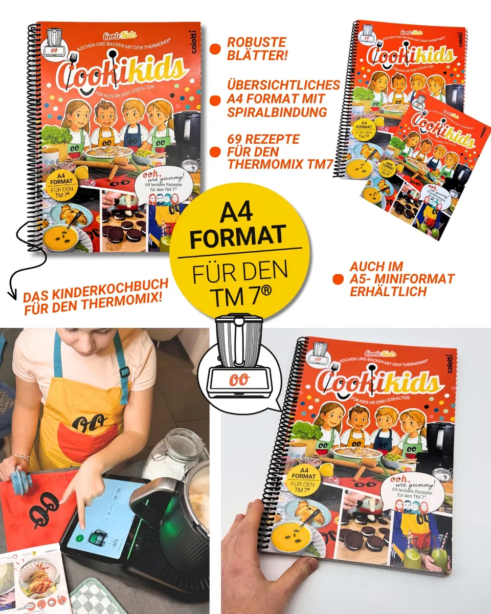 Cookikids® für den TM7® – A4 mit Spiralbindung – Produktbild 2