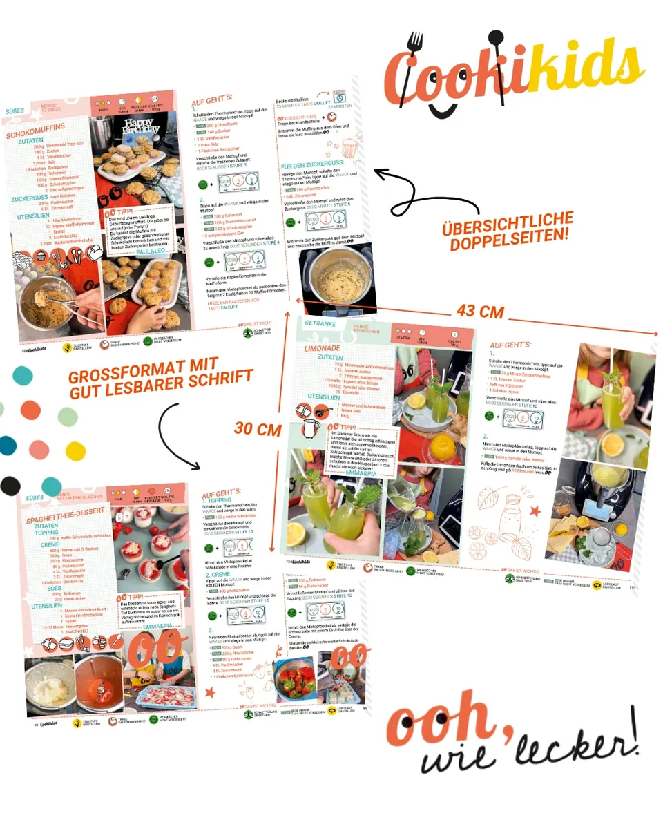 Cookikids® für den TM7® – A4 mit Spiralbindung – Produktbild 4