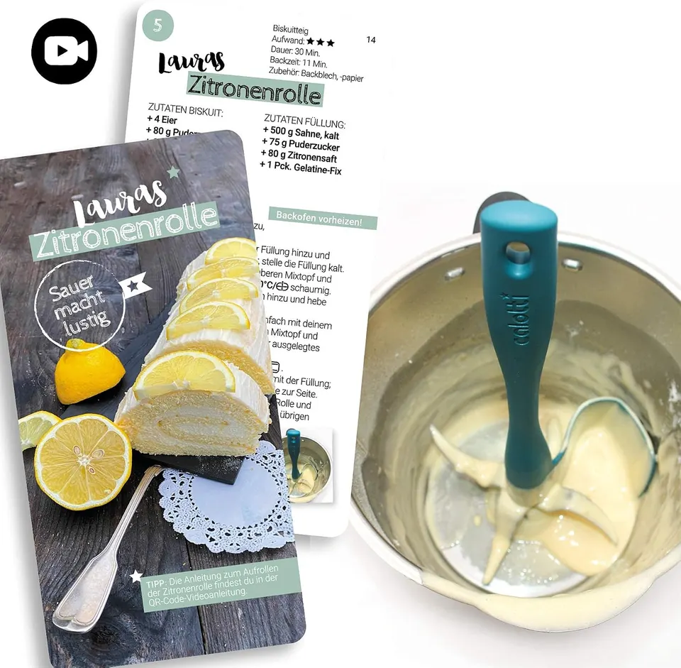 Sparsets Drehkellenspatel + Backfächer & Geschenkset Backen – Produktbild 8