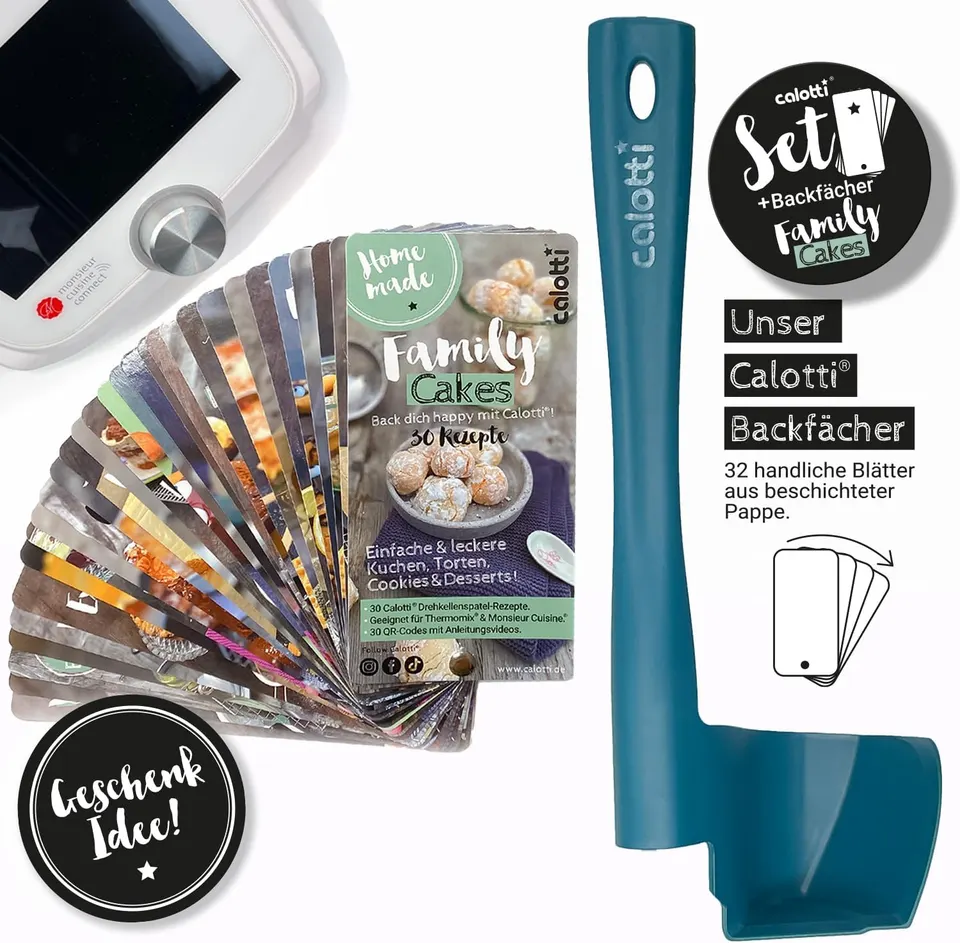 Sparsets Drehkellenspatel + Backfächer & Geschenkset Backen – Produktbild 2