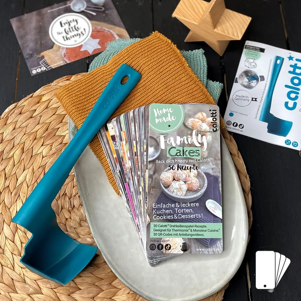 Sparsets Drehkellenspatel + Backfächer & Geschenkset Backen – Produktbild 4