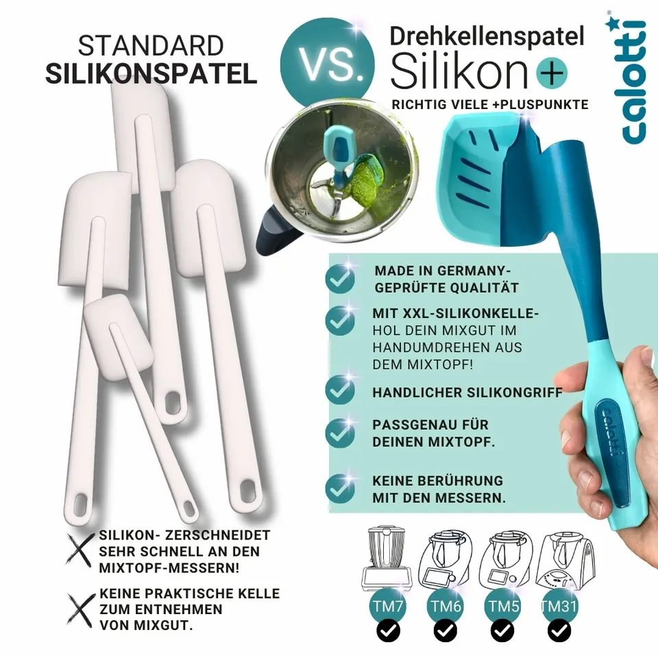Drehkellenspatel SILIKON+ für Thermomix® – Produktbild 7