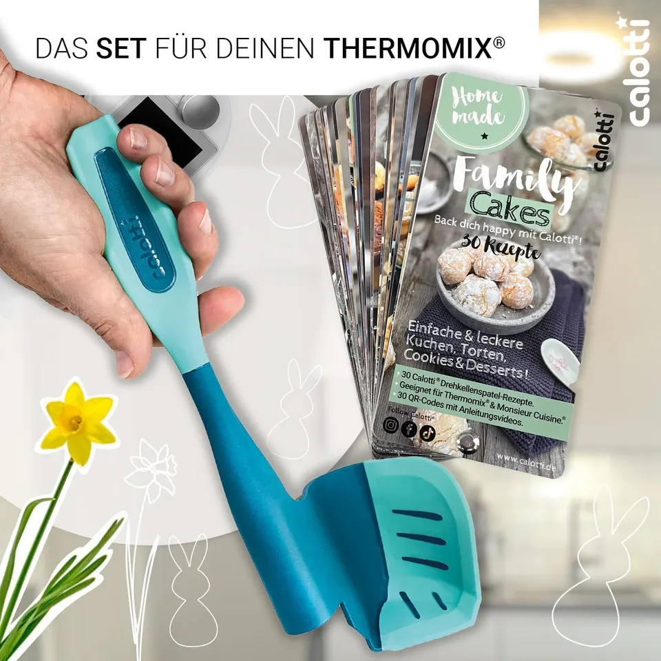 Sparsets Drehkellenspatel + Backfächer & Geschenkset Backen – Produktbild 3