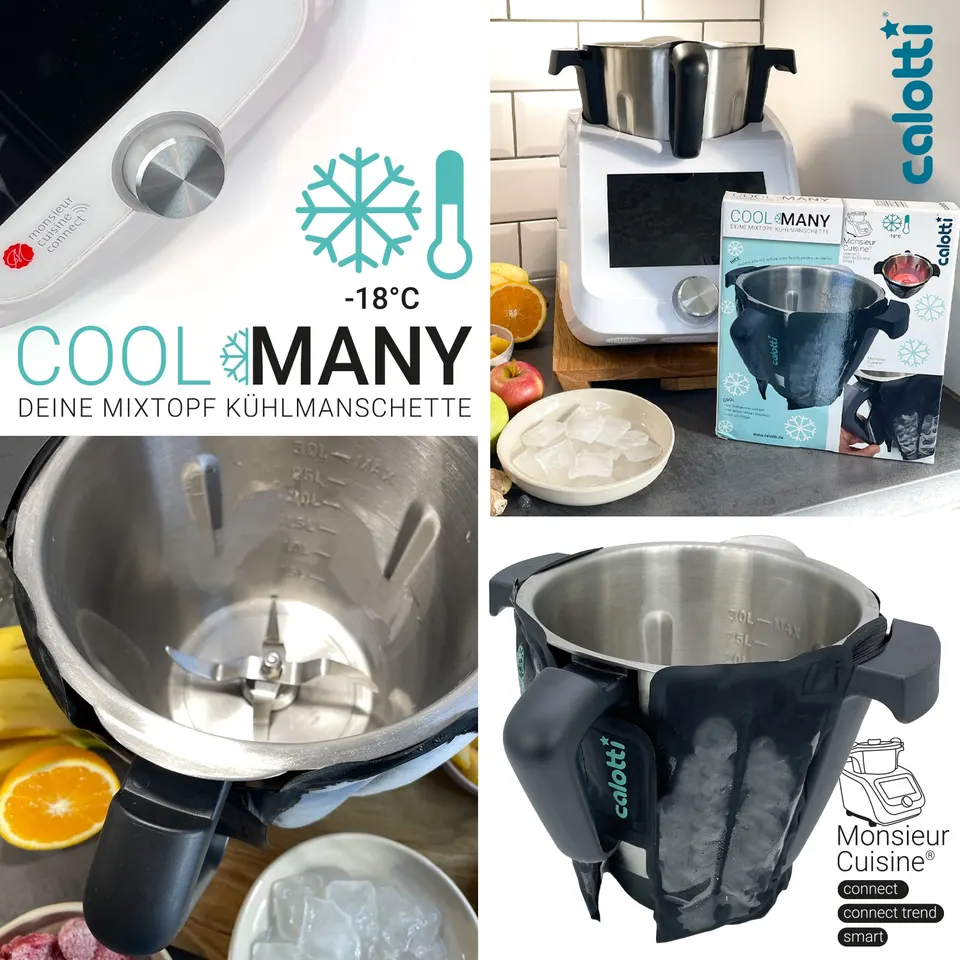 CoolMany Black cooling sleeve for Monsieur Cuisine® – product image 2