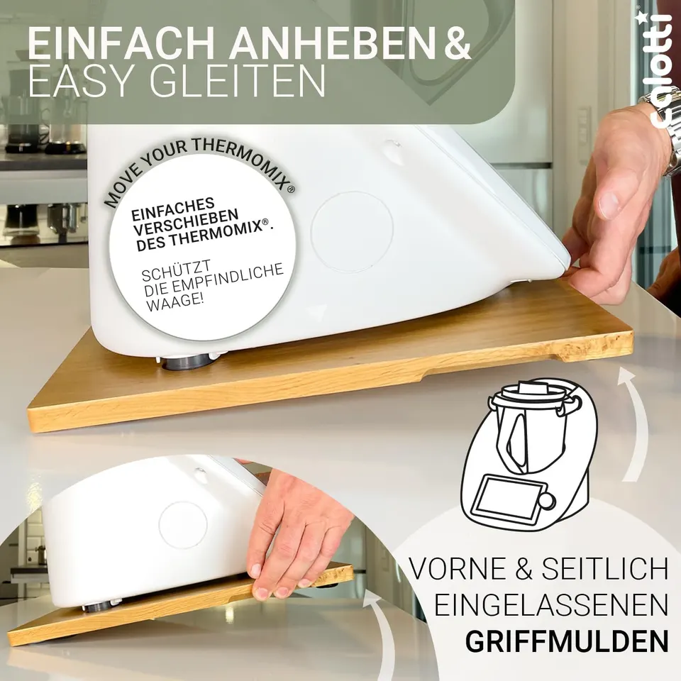 Oak IDOKY® SINGLE Gleitbrett aus Eichenholz – Produktbild 3