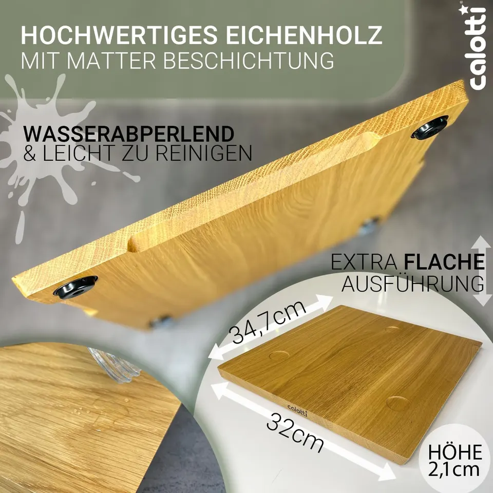 Oak IDOKY® SINGLE Gleitbrett aus Eichenholz – Produktbild 4