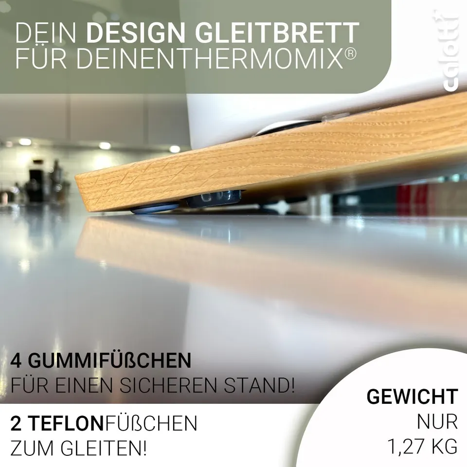 Oak IDOKY® SINGLE Gleitbrett aus Eichenholz – Produktbild 6