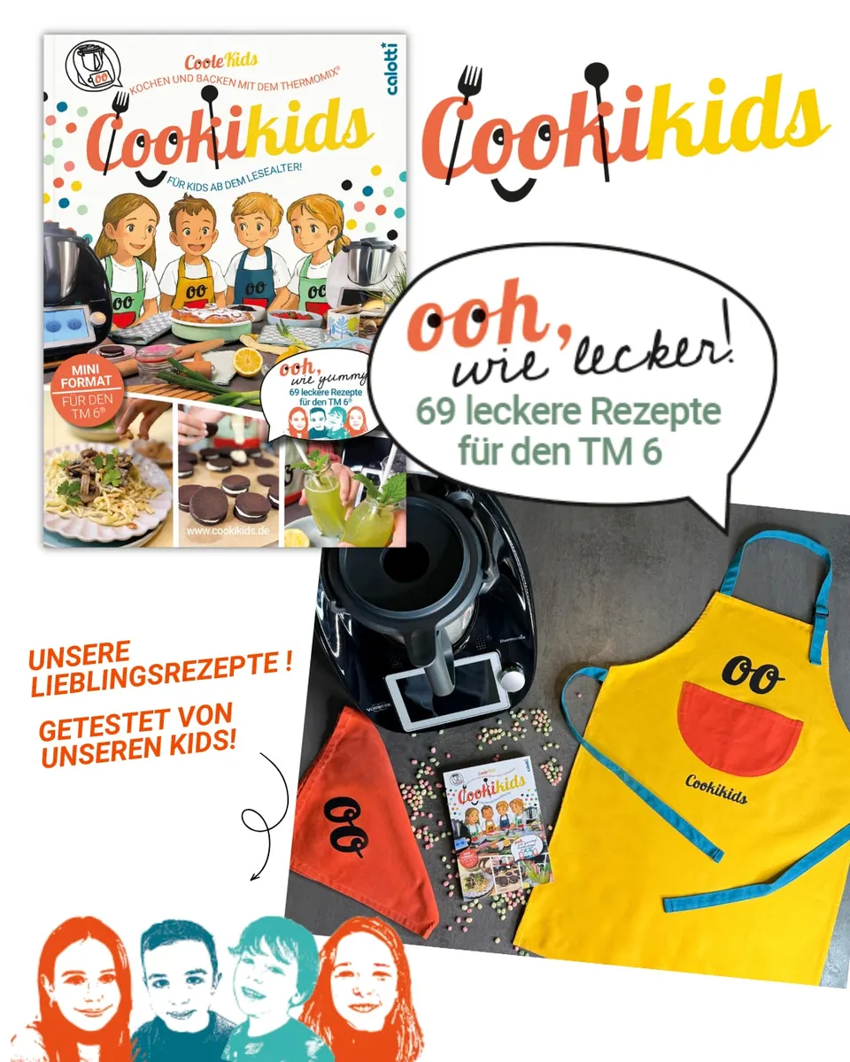 Cookikids® Geschenkset Buch A5 + Kinderschürze – Produktbild 9