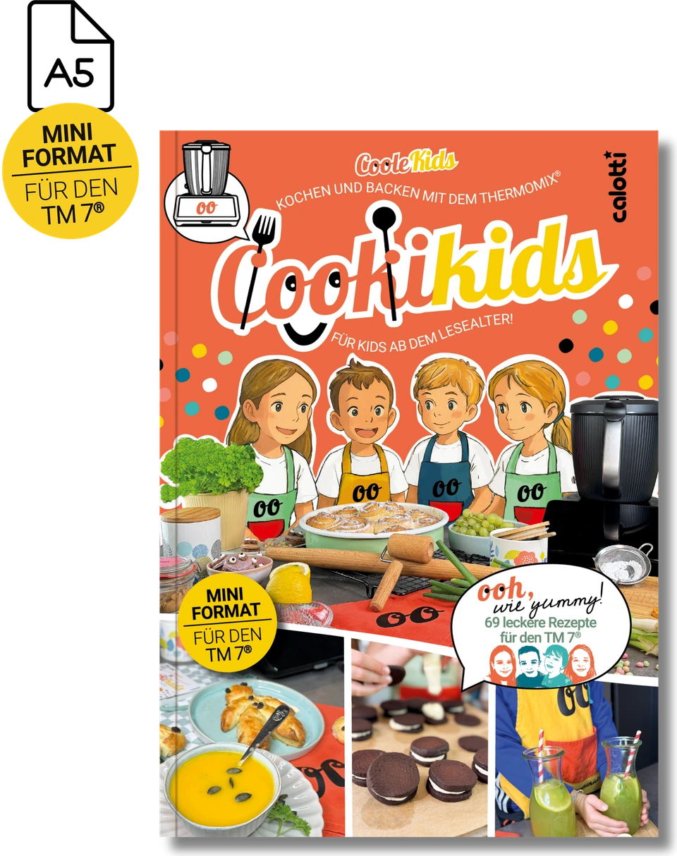 Cookikids® für den Thermomix® TM7 im handlichen A5-Format