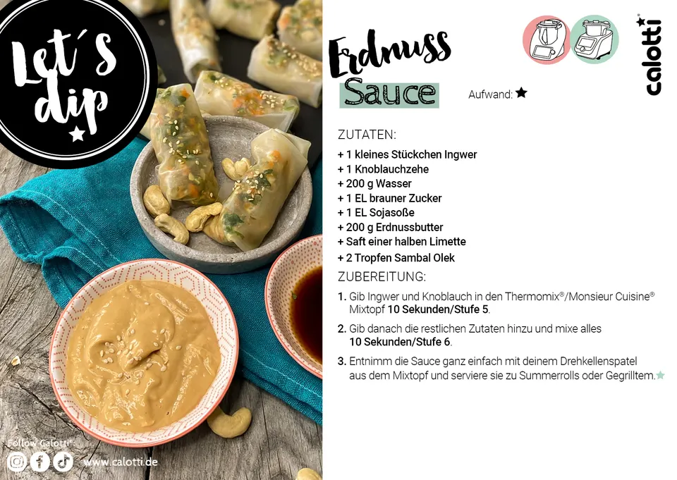 Rezeptkarte Summer Rolls